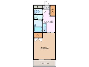 益生駅 徒歩25分 3階の物件間取画像